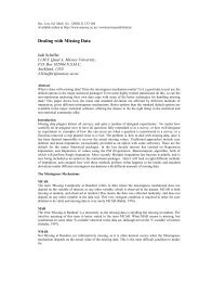 Dealing with Missing Data - Massey Research Online Home ...