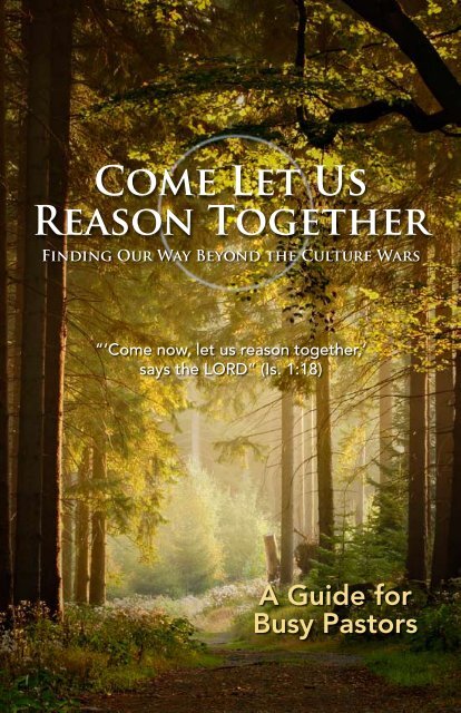 Come Let Us Reason Together - Third Way