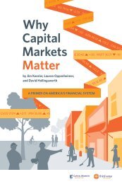 Why Capital Markets Matter - Come Let Us Reason Together - Third ...