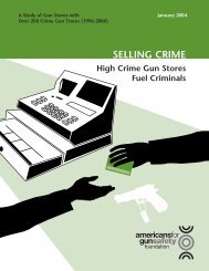 Selling Crime: High Crime Gun Stores Fuel Criminals