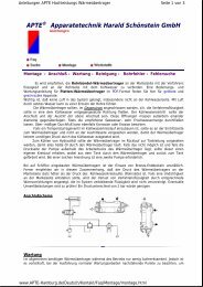 APTE® Apparatetechnik Harald Schönstein Gmbh