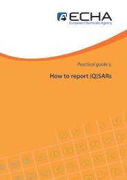 Practical Guide 5: How to report (Q)SARs - ECHA - Europa
