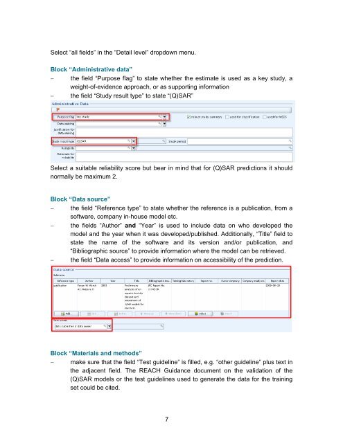 Practical Guide 5: How to report (Q)SARs - ECHA - Europa