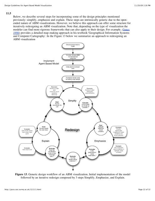 Design Guidelines for Agent Based Model Visualization