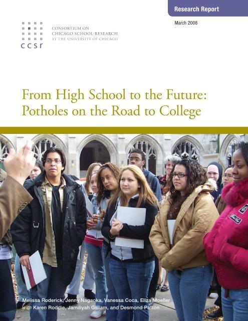 From High School to the Future: Potholes on the ... - Harvard Alumni