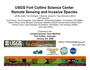 USGS Fort Collins Science Center Remote ... - Landsat - USGS