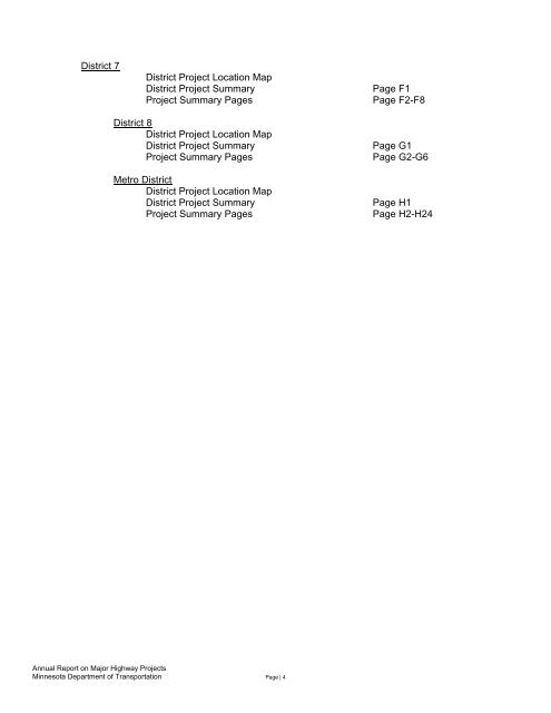 RPT - ONE PAGERS - Minnesota State Legislature