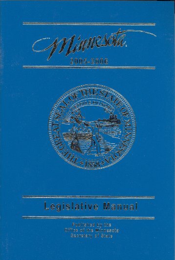 Chapter One Federal Government - Minnesota State Legislature