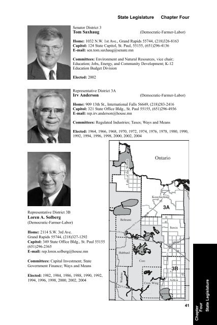 Chapter One Federal Government - Minnesota State Legislature