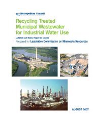 Recycling Treated Municipal Wastewater for Industrial Water Use