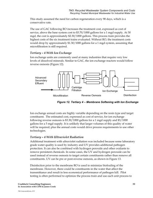 Recycling Treated Municipal Wastewater for Industrial Water Use