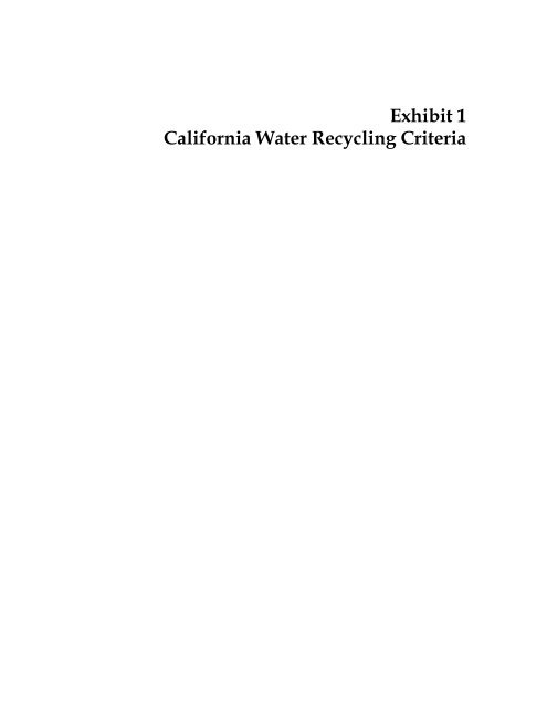 Recycling Treated Municipal Wastewater for Industrial Water Use