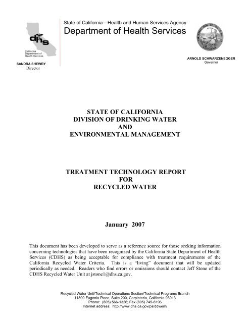 Recycling Treated Municipal Wastewater for Industrial Water Use