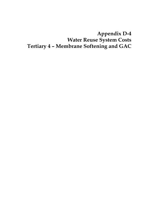 Recycling Treated Municipal Wastewater for Industrial Water Use