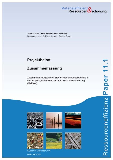 MaRess_AP11_1.pdf - Wuppertal Institut