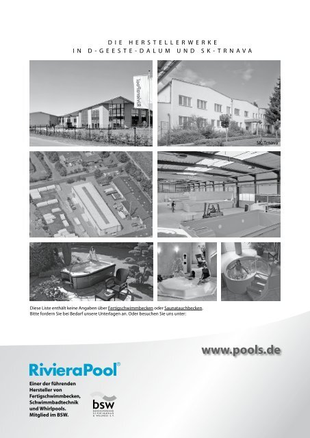 RivieraSpas - private Nutzung - webpark ag