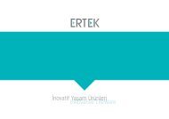 Ertek Kurumsal Katalog