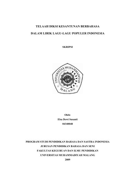 File Pendahuluan Pdf Universitas Muhammadiyah Malang