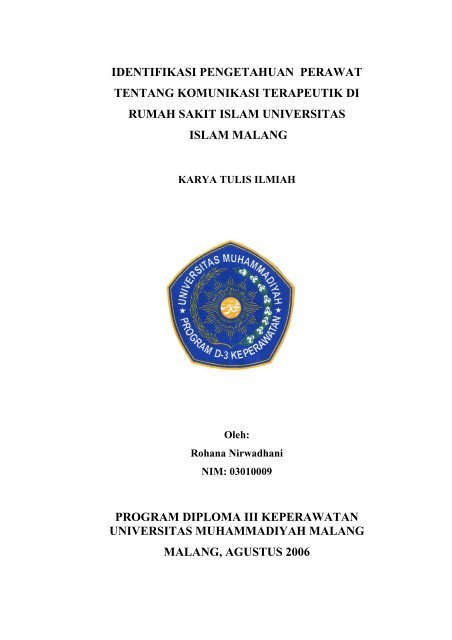 File : PENDAHULUAN.pdf - Universitas Muhammadiyah Malang