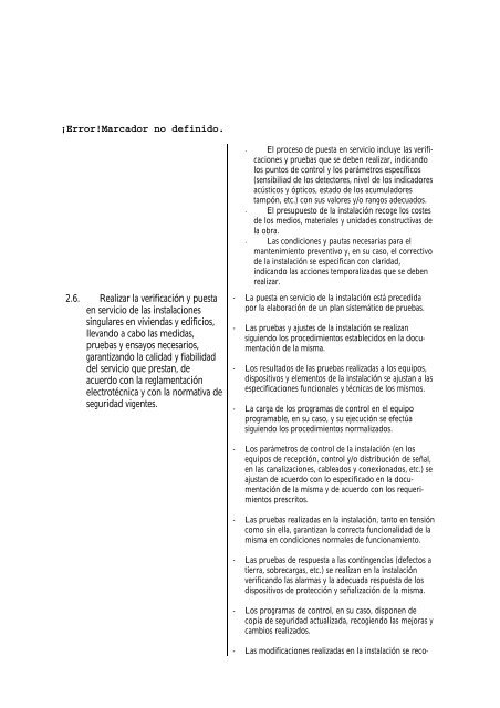 Currículo completo del ciclo para el MECD