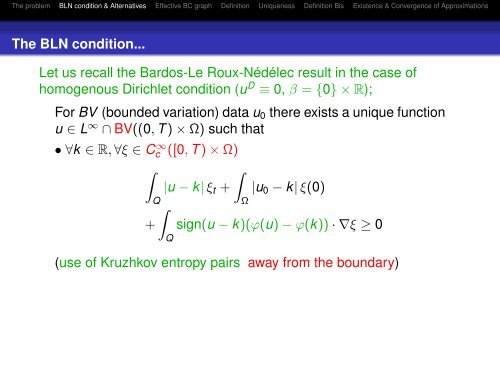 Generalizing the Bardos-LeRoux-Nédélec boundary condition for ...