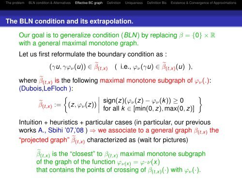 Generalizing the Bardos-LeRoux-Nédélec boundary condition for ...