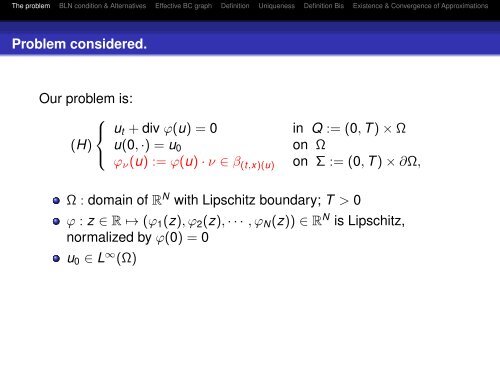 Generalizing the Bardos-LeRoux-Nédélec boundary condition for ...