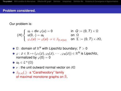 Generalizing the Bardos-LeRoux-Nédélec boundary condition for ...