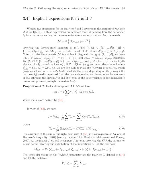 THÈSE Estimation, validation et identification des modèles ARMA ...
