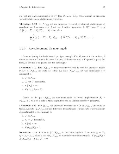 THÈSE Estimation, validation et identification des modèles ARMA ...