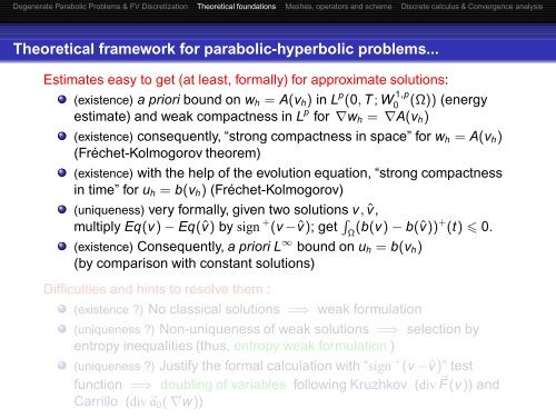 Degenerate nonlinear parabolic-hyperbolic equations and ... - SMAI