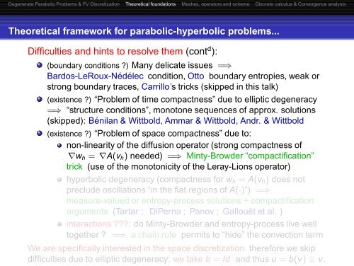 Degenerate nonlinear parabolic-hyperbolic equations and ... - SMAI