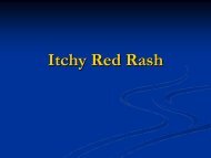 Itchy Red Rash - Dermatology