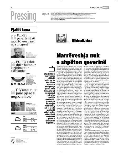 E NDJEKIN N'LIGJERATE - Gazeta Express