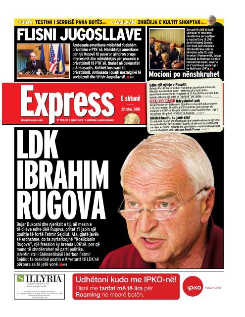 FLISNI JUGOSLLAVE - Gazeta Express