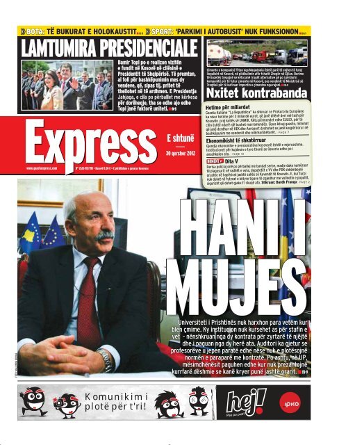 LAMTUMIRA PRESIDENCIALE - Gazeta Express