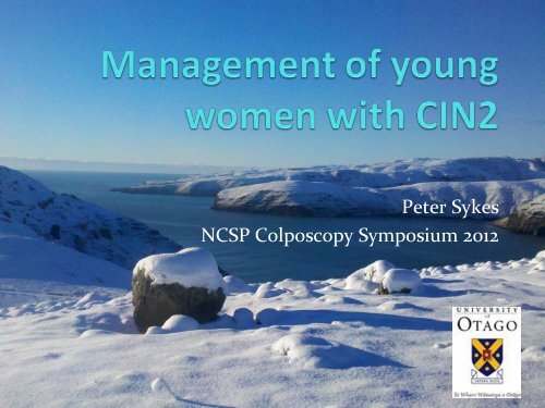 Is there a place for conservative management of CIN2? - National ...