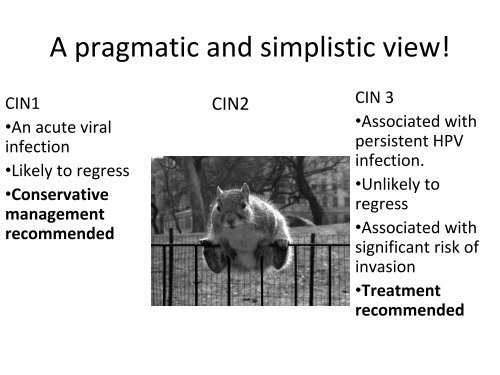 Is there a place for conservative management of CIN2? - National ...