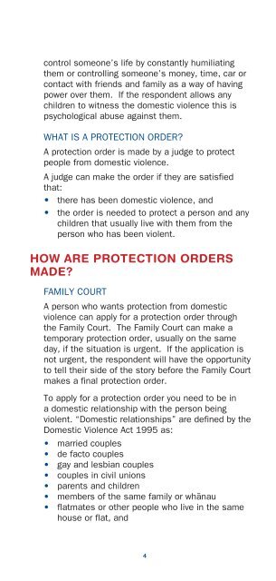 Domestic Violence and the Law
