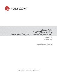Release Notes - BootROM 4.2.1 - Polycom
