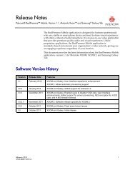 Software Version History - Polycom