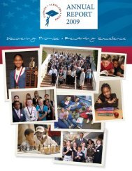 CSF Annual Report 2009 - Carson Scholars Fund