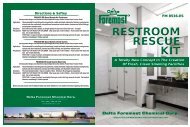 FM 8536-ES Restroom Rescue Kit - Deltaforemost.com