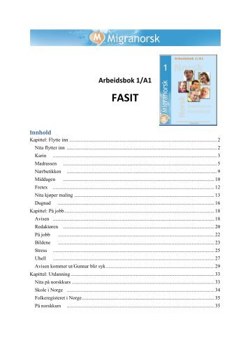 Arbeidsbok 1/A1 FASIT