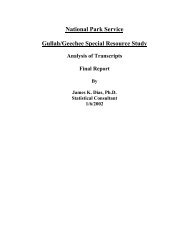 Dias SRS Transcripts Report - Gullah Geechee Corridor