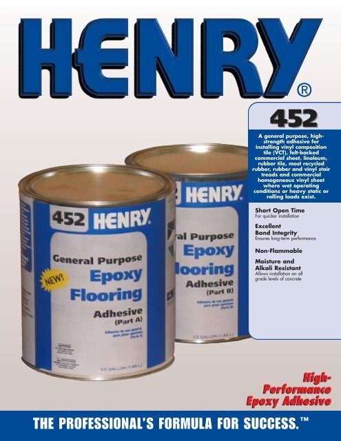 HENRY® 452 General Purpose Epoxy Fl...