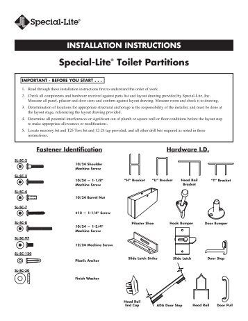 Installation Instructions