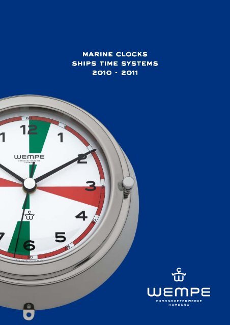 Catalogue WEMPE Marine clock - Ship's time systems 2010-2011 ...