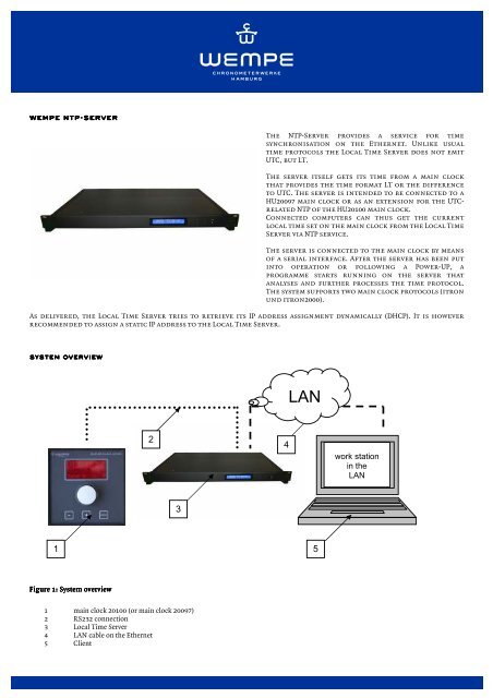 Catalogue WEMPE Marine clock - Ship's time systems 2010-2011 ...