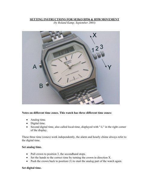 Top 58+ imagen seiko alarm chronograph digital watch manual